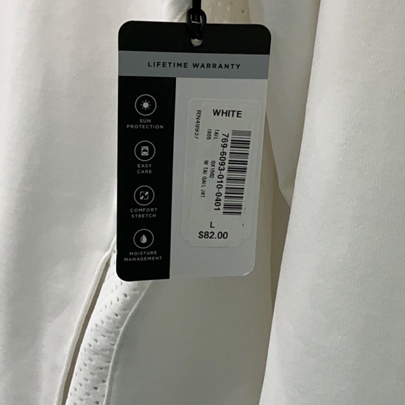 Tail Active UPF 50 White Comfort Stretch Jacket - Picture 2 of 4